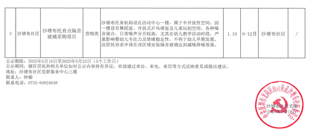关于龙岗区南湾街道沙塘布社区2025年第二批”民生微实事&middot;大盆菜“实施项目的公示2.png
