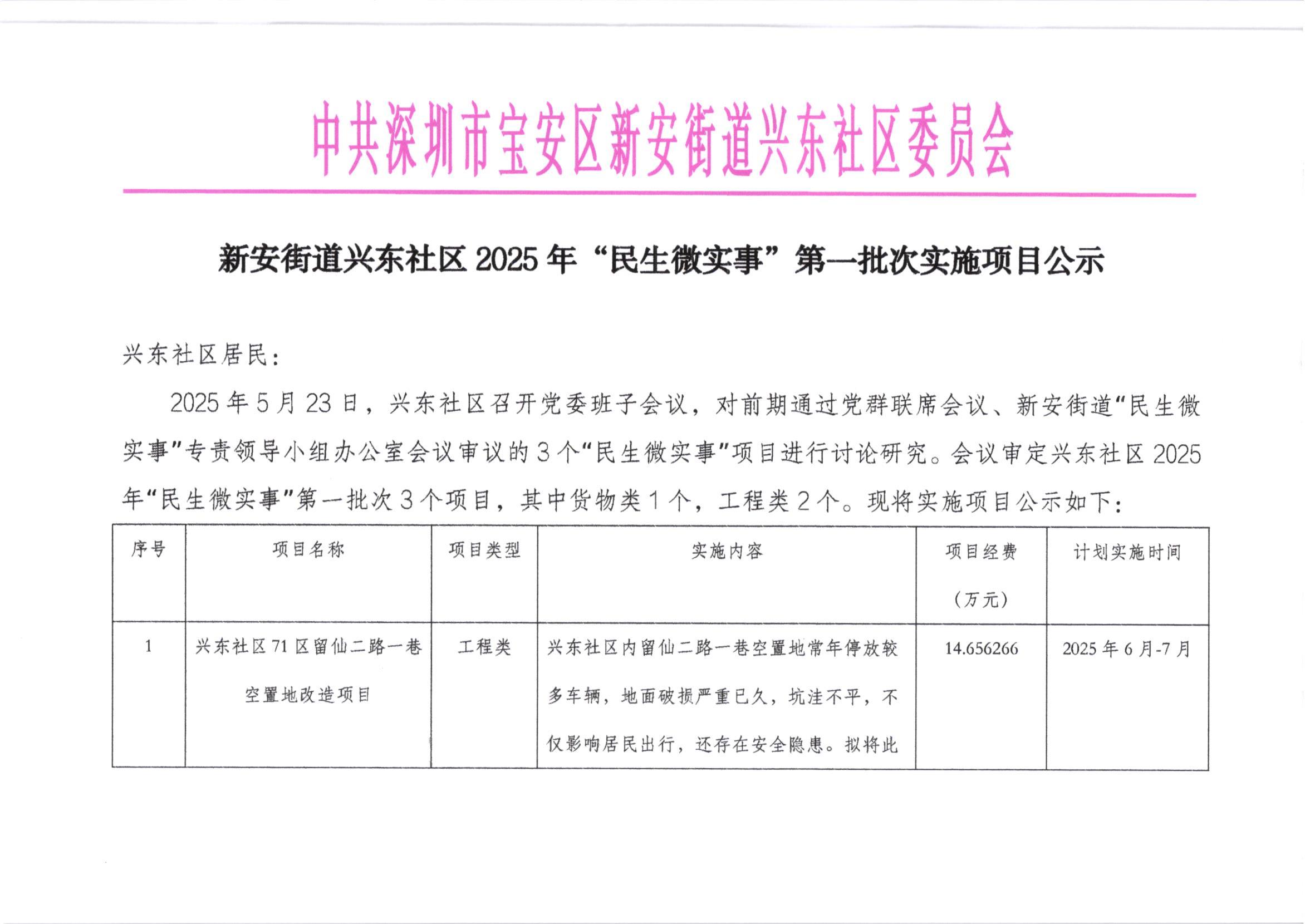 新安街道兴东社区2025年“民生微实事”第一批实施项目公示_001.jpg